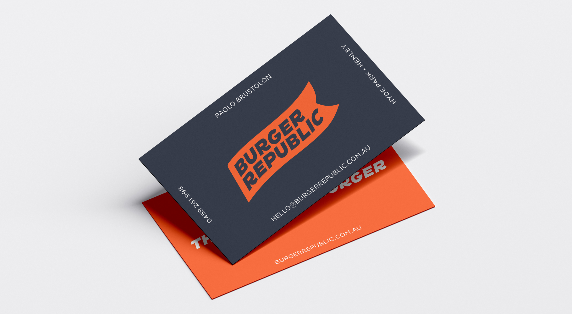 Burger Republic Buisness Cards